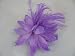 Purple Bridesmaid Dress Elegant Lilac Lace & silky Flower,Feathers & bead detail Fascinator,Corsage set on Brooch pin & ponio band .Ideal Wedding, special occasion ,