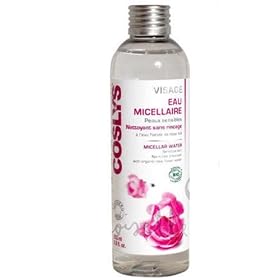 Coslys Eau micellaire nettoyant sans rin�age peaux sensibles eau florale de rose 200ml