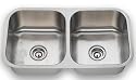 Stainless Steel Undermount Kitchen Sink - Double Bowl