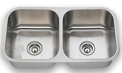 StainlessSteelUndermountKitchenSink-DoubleBowl