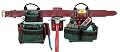 Custom Leathercraft 54491 16-Pocket, 4-Piece, Professional Carpenters Combo