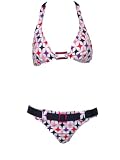 Rampage Violet Star Print Bikini w/Belt S
