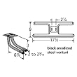 H-Shaped Twin Stainless Steel Burner L-Shaped Venturi