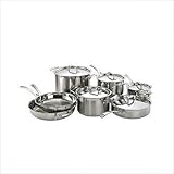 Le Creuset Tri-Ply Stainless Steel 12 piece cookware set