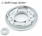 Bonlux お買い得！Gx53 Ledライトベース ソケット ホルダ コード付き 10個/梱
