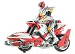 Power Rangers Red Uni-Force Cycle