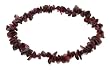 Single Strand Stretch Chip Bracelet - Rhodolite Garnet Single Strand Stretch Chip Bracelet - Rhodolite Garnet