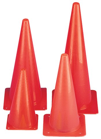 SAFETY CONE 12 INCH WITH BASE