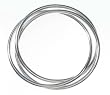 Sterling Silver 3 Band Rolo Style Cuff Bracelet