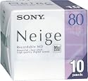 Sony Neige 80 minute blank minidisc 10 disc pack
