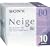 Sony Neige 80 minute blank minidisc 10 disc pack