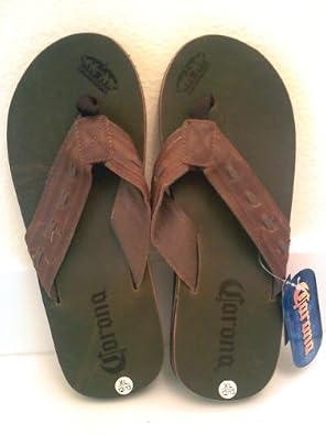 ... com: Corona Extra Mens Leather Sandals in Brown (Medium (8-9)): Shoes