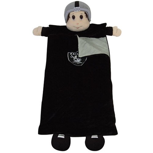 SC Sports Oakland Raiders Plush Mascot Sleeping Bag