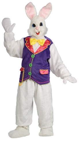 Rubie's Costume Super Deluxe Bunny Costume, White, One Size