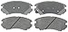 ACDelco 14D924C Advantage Ceramic Front Disc Brake Pad Set with Wear Sensor