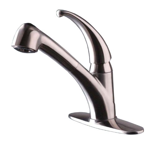 STK-325PSS: Sheffield Titania Stainless Steel Kitchen Faucet with Pull-Out Spray Head