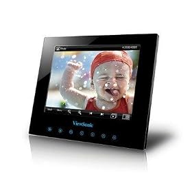 ViewSonic DPG807BK 8-Inch SwifTouch Digital Photo Frame