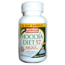 Maximum Strength Hoodia Gordonii Diet 57 - 1400mg (60 softgels)
