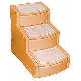 Pet Gear Easy Step III Pet Stairs, 3-step/for cats and dogs up to 150-pounds, Tan