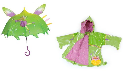 Kidorable Fairy Rain Coat and Umbrella Set