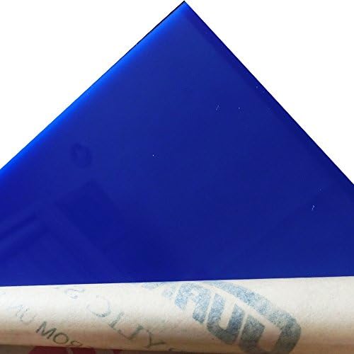 20 Pieces Dark Blue Acrylic Sheet Plastic Sheet 12"×20" × 0.118"（no-Transparent）
