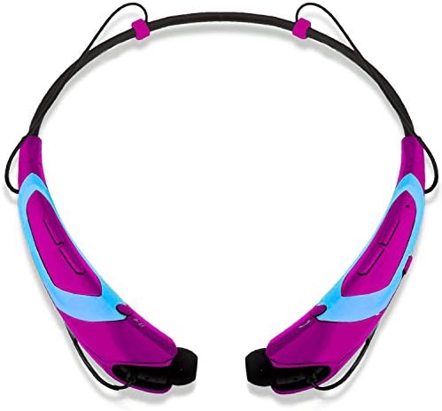 Universal Bluetooth Neckband Headphones S Gear -HV-Digitial 800 Wireless Headset Sweatproof Running Gym Exercise Stereo Earphones Noise Cancelling Earbuds Cordless PurpleBlue