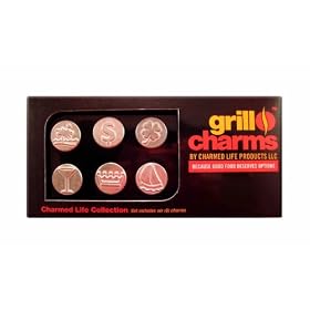 Charmed Life Products 6-Piece Grill Charms Set, The Charmed Life Collection by Barbecue Grills