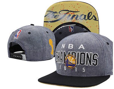 Golden State Warriors 2015 NBA Finals Champions Locker Room Snapback Hat - Gray/Black - GET IT FIRST!