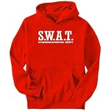 SWAT Kneeboarding DEPT Sports Mens Hoodie (Red, Sizes X-Small - XXX-Large)