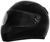 Daytona Shadow Gloss Black Full Face DOT Motorcycle Helmet