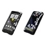 Dark Midnight Flowers Design Hard Cover Crystal Case for HTC EVO 4G
