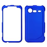 GTMax Rubber Hard Snap On Protector Cover Case - Blue for Verizon HTC Droid ....