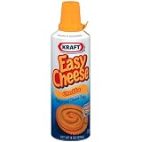 Kraft Easy Cheese, Cheddar, 8 oz (Pack 6)