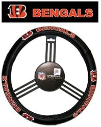 NFL Cincinnati Bengals Leather Steering Wheel Cover