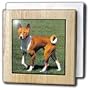 Basenji - 6 Inch Tile Napkin Holder