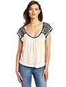 Patterson J. Kincaid Women's Ethan Cropped Linen Tee