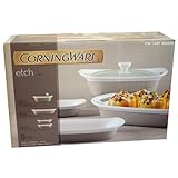 CorningWare Etch Sand 5Pieces