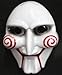 SAW-ソウ ビリー人形風 マスク お面 ジグソウ・キラー(Jigsaw Killer) ハロウィンや学園祭のお化け屋敷で皆を驚かそう！コスプレ衣装・コスチューム小道具・ホラー ジョークグッズ コレクション アイテム