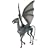 Harry Potter -  Basic Magical Creatures - Thestral with Luna Lovegood - Order of the Pheonix