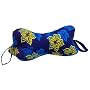 DogBones NeckBones Chiropractic Neck Pillow, Yellow Rainbow