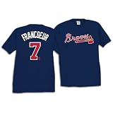 Braves - Majestic MLB Name and Number Tee - Francoeur, Jeff