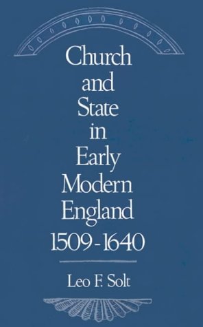 Church and State in Early Modern England, 1509-1640