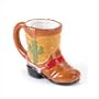 Cactus Print Dolomite Boot Mug - Style 37381