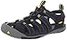 KEEN Women's Clearwater CNX Sandal,Black/Yellow,9 M US