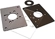 Bench Dog 40-075 ProPlate Aluminum, Group 2 predrilled; with bit hole reduction rings.