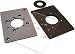 Bench Dog 40-075 ProPlate Aluminum, Group 2 predrilled; with bit hole reduction rings.