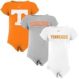 Nike Tennessee Volunteers Infant Orange, Ash & White 3-Pack Romper Set