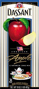 Dassant American Apple Cinnamon Cake Mix 6 count by Dassant