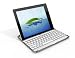 E-Stand LS08-WT White Aluminum Case with Built-In Bluetooth Keyboard for iPad 2