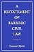 Book A Restatement of Rabbinic Civil Law: Volume IX (A Restatement of Rabbinic Civil Law)